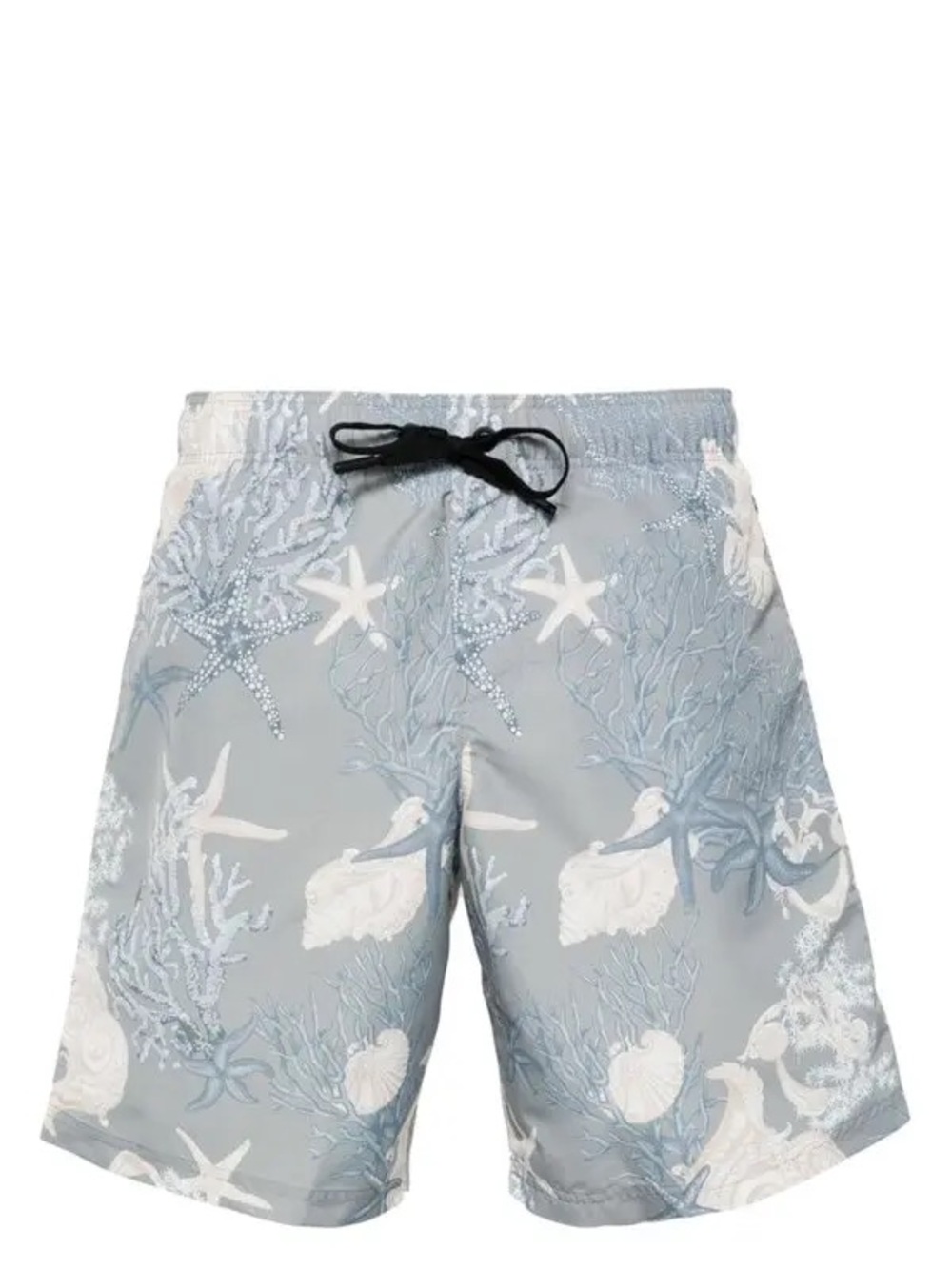 Versace Seashell Print Swim Trunks
